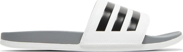 Adidas Adilette Comfort Slide Slippers, white