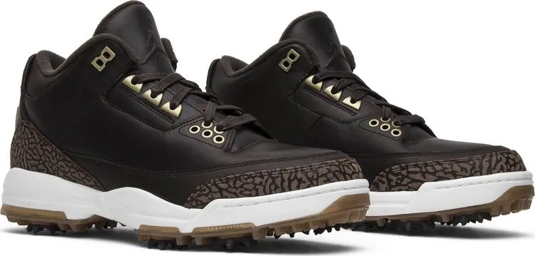 Air Jordan 3 Golf Premium Brown sneakers, brown