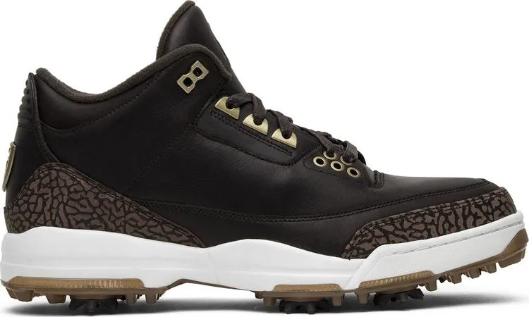 Air Jordan 3 Golf Premium Brown sneakers, brown