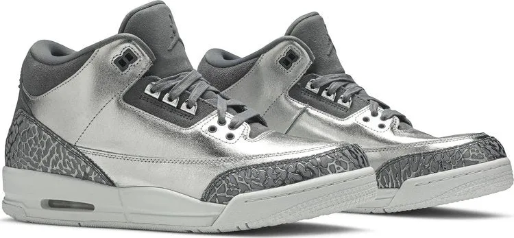 Air Jordan 3 Retro Premium HC GG Chrome, Silver