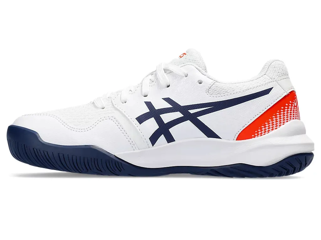 Asics Gel-Resolution 9 GS Kids White/Blue Expanse Tennis Shoes