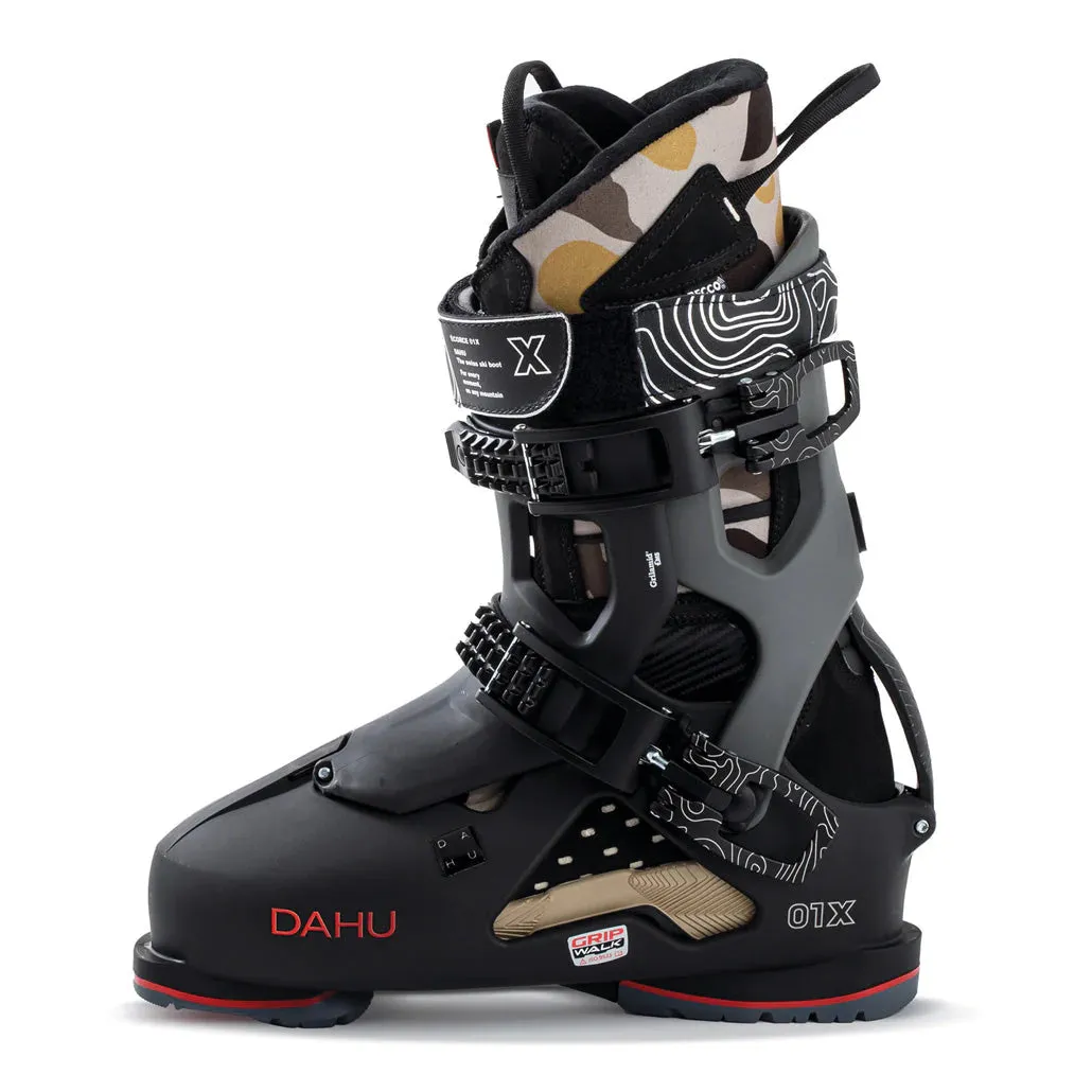 DAHU Mens Écorce 01X Limited Edition Ski Boots (Basalt Black - Camo)