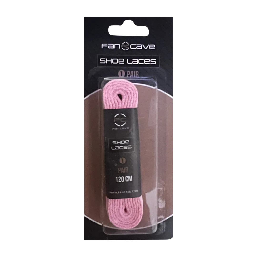 Fan Cave Standard Shoelaces - Pink