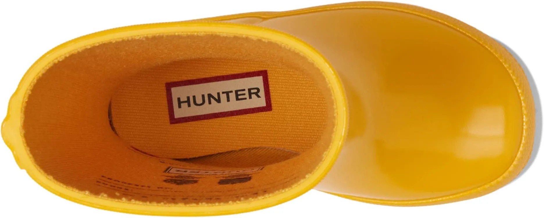 First Classic Gloss Hunter rubber boots, yellow