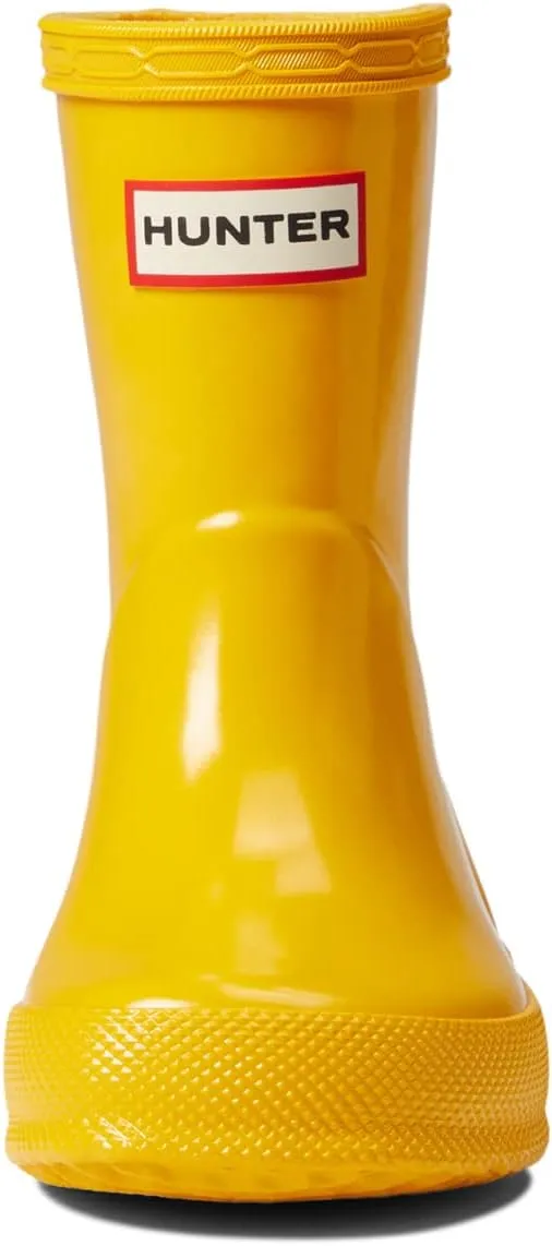 First Classic Gloss Hunter rubber boots, yellow