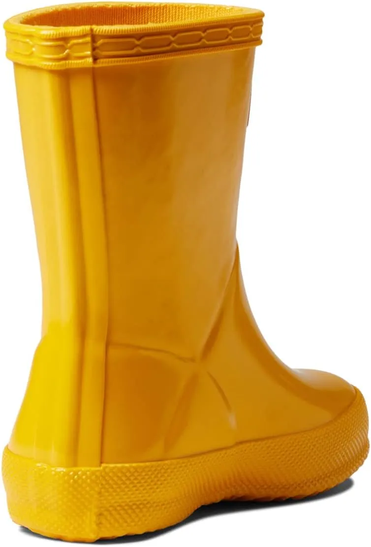 First Classic Gloss Hunter rubber boots, yellow