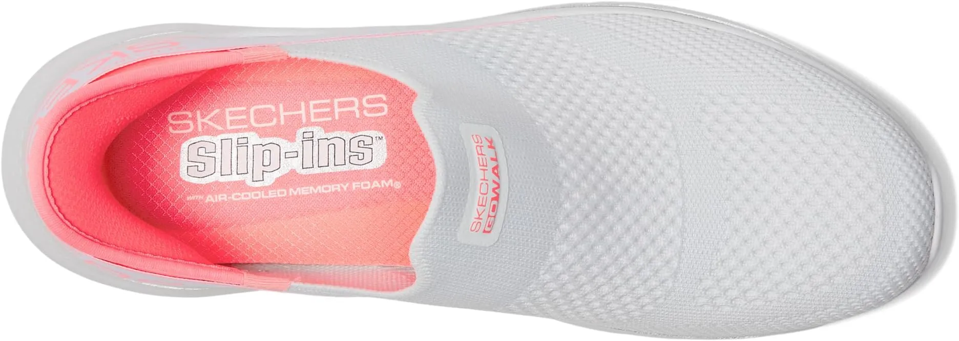 Go Walk 7 Mia Hands Free Slip-Ins SKECHERS Performance Sneakers, white/pink