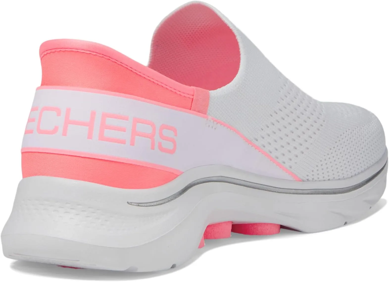 Go Walk 7 Mia Hands Free Slip-Ins SKECHERS Performance Sneakers, white/pink