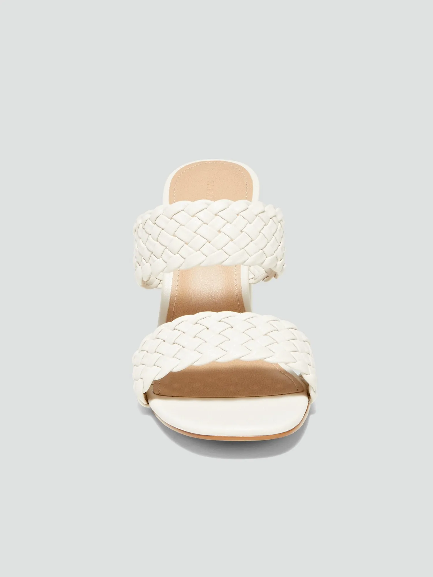 Harlow Braided Slide Sandals with Block Heel