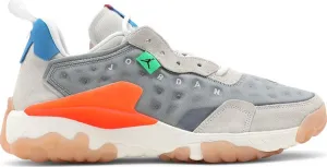 Jordan Delta 2 Light Smoke Gray Total Orange Sneakers