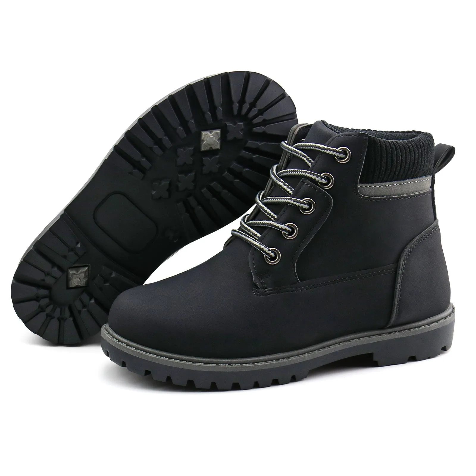 Kids Ankle Boots Lace-Up Outdoor Boots