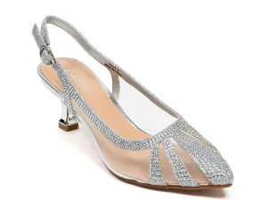 Lady Couture Macy Shoes, Metallic Silver