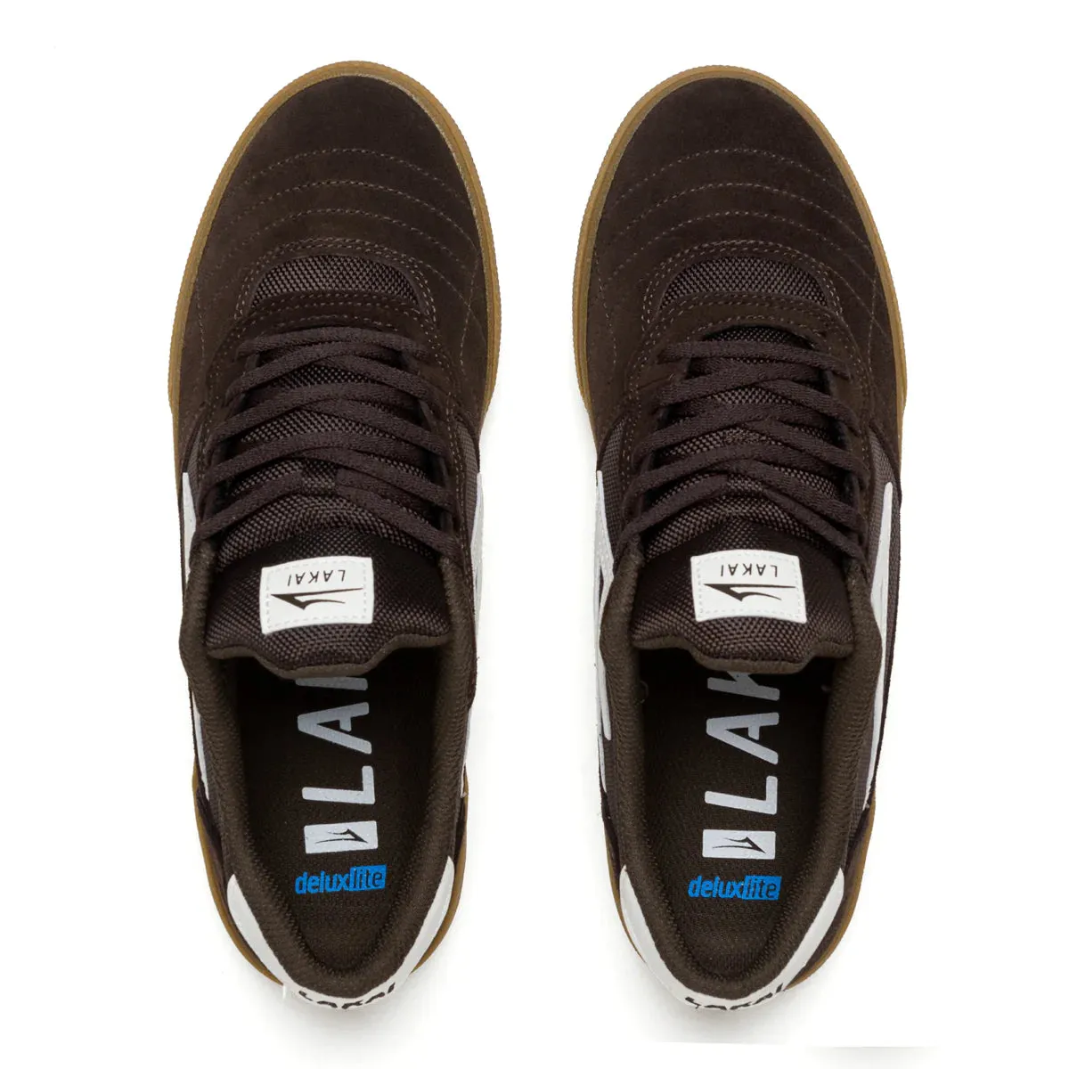 Lakai Shoes Cambridge - Chocolate/Light Blue UV Suede