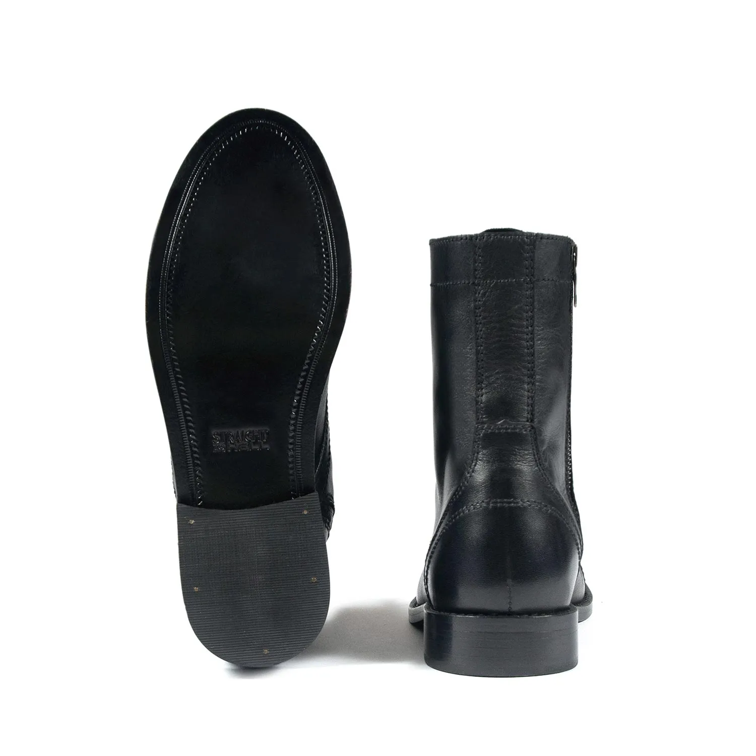 Men's Division Boot - Black Leather