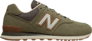 New Balance 574 Premium Outdoors 'Covert Green' Sneakers