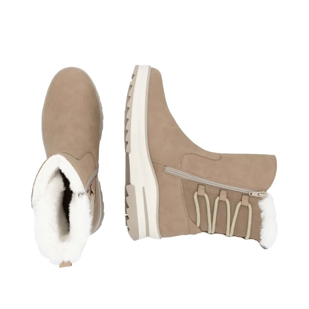 Polar Camel Ankle Boots