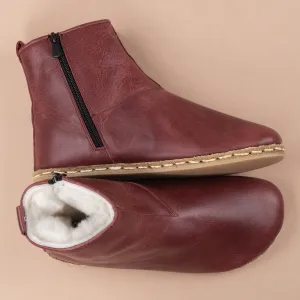 Women's Scarlet Barefoot Boots with Fur