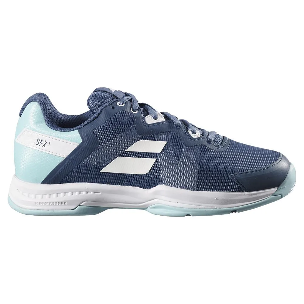 Women's SFX3 All Court Tennis Shoes Deep Dive and Blue